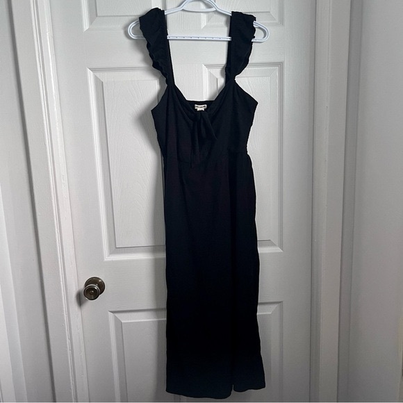 Billabong Dresses & Skirts - Billabong dress black maxi cherry lips chevron women size small summer boho